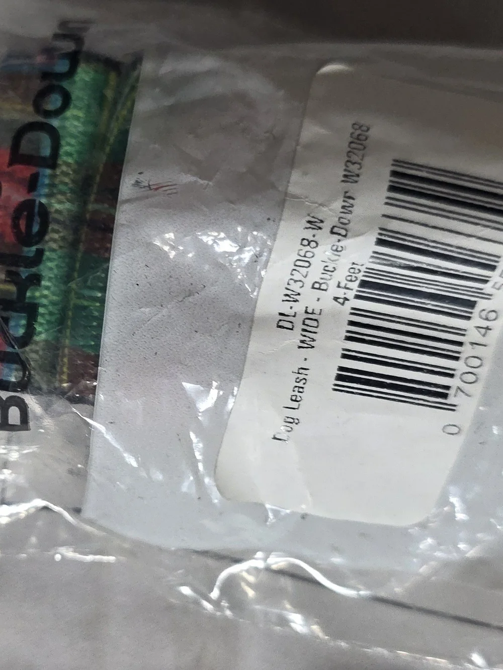 Buckle-Down 4ft Long Wide Dog Leash - Tartan Plaid Red/Green Pet Leash
